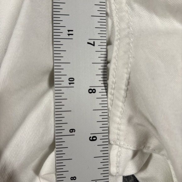 Jag Jeans Womens Size 8 (Fits 30x22) White Jeans Classic Fit Stretch Crop - Picture 11 of 14